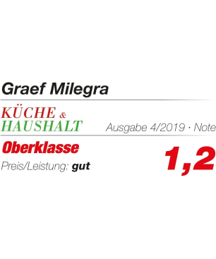 GRAEF ESM 802 EU MILEGRO SCHWARZ Espressomaschine Schwarz