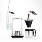 WILFA Svart Precision WSP-2A Filterkaffeemaschine Silber/Schwarz