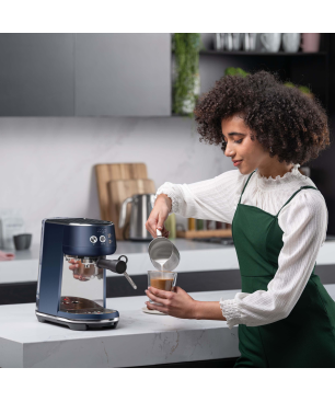 SAGE SES450DBL4EEU1 the Bambino Espressomaschine Damson Blue