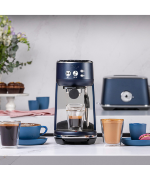 SAGE SES450DBL4EEU1 the Bambino Espressomaschine Damson Blue