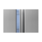 EXQUISIT SBS46-010F inoxlook Kühlgefrierkombination (289,13 kWh/Jahr, F, 1780 mm hoch, Edelstahloptik)
