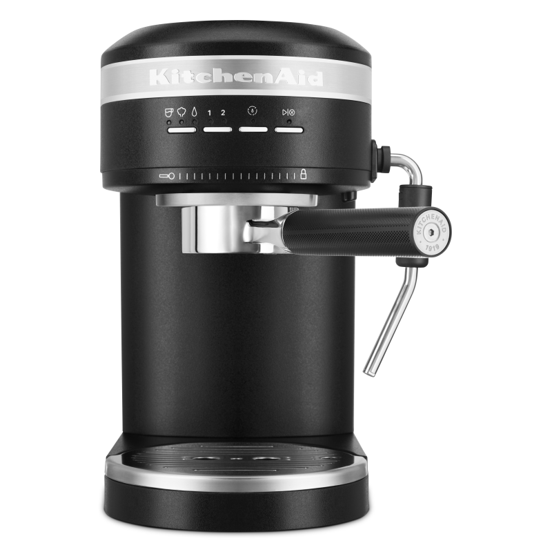 KITCHENAID 5KES6503EBK ARTISAN Espressomaschine Gusseisen Schwarz
