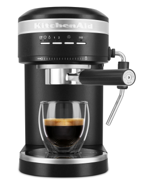 KITCHENAID 5KES6503EBK ARTISAN Espressomaschine Gusseisen Schwarz