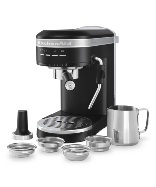 KITCHENAID 5KES6503EBK ARTISAN Espressomaschine Gusseisen Schwarz