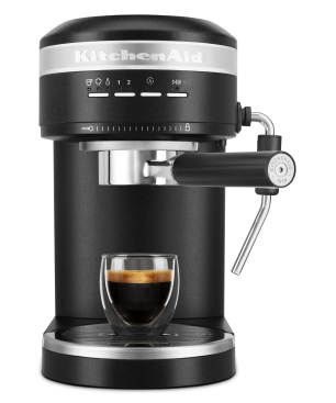 KITCHENAID 5KES6503EBK ARTISAN Espressomaschine Gusseisen Schwarz