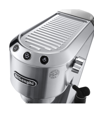 DELONGHI Dedica Style ECKG 6821.M Barista Bundle Espressomaschine Silber