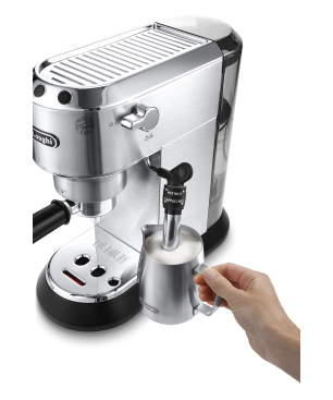 DELONGHI Dedica Style ECKG 6821.M Barista Bundle Espressomaschine Silber