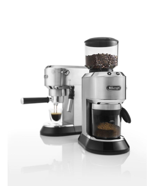 DELONGHI Dedica Style ECKG 6821.M Barista Bundle Espressomaschine Silber