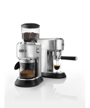 DELONGHI Dedica Style ECKG 6821.M Barista Bundle Espressomaschine Silber