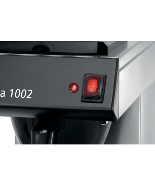 BARTSCHER 190193 Contessa 1002 Kaffeemaschine Silber/Schwarz