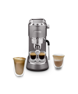 DELONGHI Dedica Arte EC885.GY Espressomaschine Grau metallic