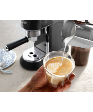 DELONGHI Dedica Arte EC885.GY Espressomaschine Grau metallic
