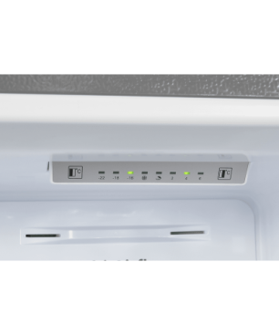 EXQUISIT SBS46-010F inoxlook Kühlgefrierkombination (289,13 kWh/Jahr, F, 1780 mm hoch, Edelstahloptik)
