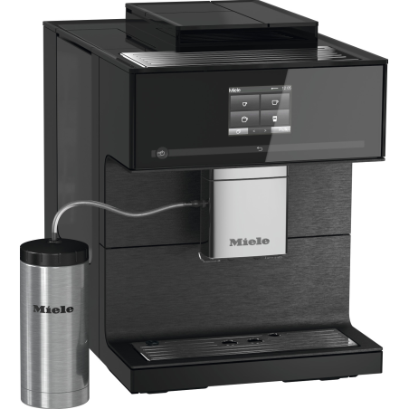 MIELE CM 7750 Kaffeevollautomat Obsidianschwarz, Einstellbar