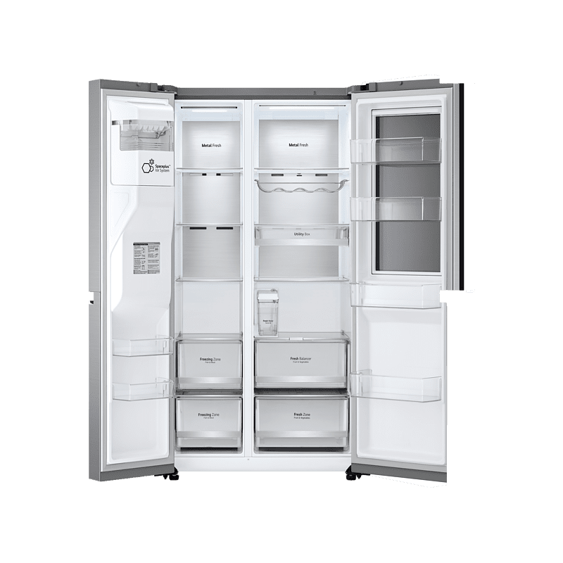 LG GSXV91PZAE Side-by-Side (E, 1790 mm hoch, Platinum Silver)