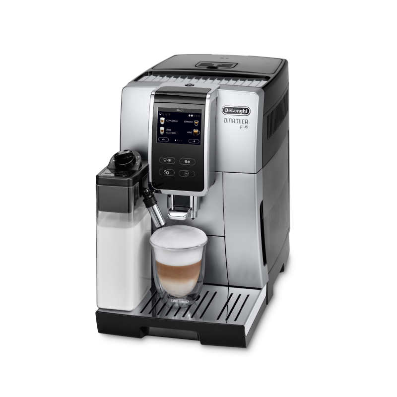 DELONGHI Dinamica Plus ECAM370.70.SB Kaffeevollautomat Silber/Schwarz