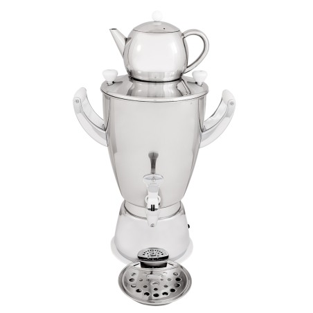 SAWOA SAMORAI I Samowar, Teeautomat, Teemaschine (1800 Watt, ), Silber
