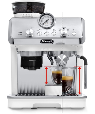 DE LONGHI EC 9155.W La Specialista Arte Espresso-Siebträgerautomat schwarz