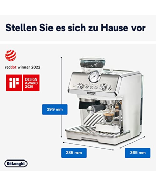 DE LONGHI EC 9155.W La Specialista Arte Espresso-Siebträgerautomat schwarz