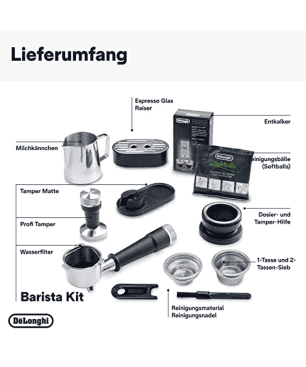 DE LONGHI EC 9155.W La Specialista Arte Espresso-Siebträgerautomat schwarz