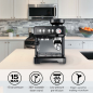 SOLIS OF SWITZERLAND 1018 Grind & Infuse Compact Espressomaschine Espressomaschine | Bohnenmühle | Teemaschine | Milchaufschäu