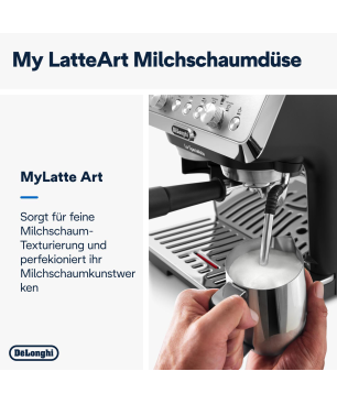 DELONGHI La Specialista Arte EC9155.MB Espressomaschine Edelstahl/Schwarz