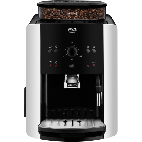 KRUPS EA8118 Arabica Quattro Force Kaffeevollautomat Schwarz/Silber