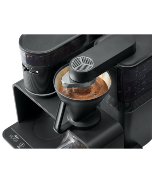 MELITTA EPOS Filterkaffeemaschine Black / Silver