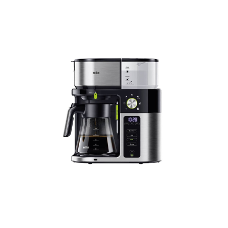 BRAUN HOUSEHOLD KF 9050 MULTISERVE Filterkaffeemaschine Edelstahl