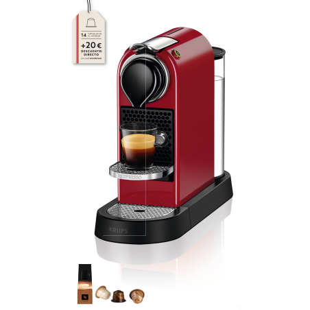 KRUPS CITIZ CHERRY Kapselmaschine cherry