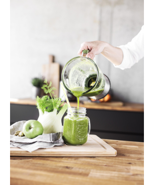GASTROBACK 40153 Design Multijuicer Digital Pro Entsafter 1300 Watt, Silber
