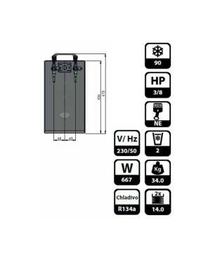 ICH-ZAPFE Zapfanlage Kontakt 70 2- ltg 90 Liter/h Zapfanlage