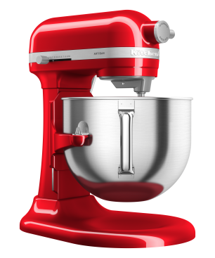 KITCHENAID 5KSM70SHXECA Küchenmaschine Liebesapfelrot (Rührschüsselkapazität: 6,6 Liter, 375 Watt)