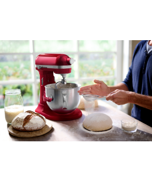 KITCHENAID 5KSM70SHXECA Küchenmaschine Liebesapfelrot (Rührschüsselkapazität: 6,6 Liter, 375 Watt)