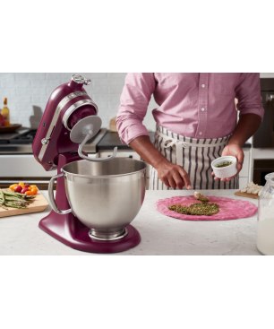 KITCHENAID 5KSM195PSEBE Küchenmaschine Beetroot (Rührschüsselkapazität: 4,8 Liter, 300 Watt)