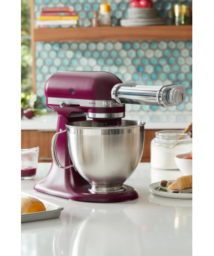KITCHENAID 5KSM195PSEBE Küchenmaschine Beetroot (Rührschüsselkapazität: 4,8 Liter, 300 Watt)