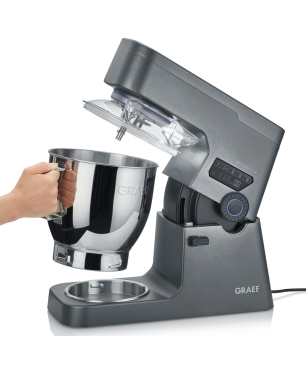GRAEF KM7016EU MYestro Küchenmaschine eisenglimmergrau (800 Watt)