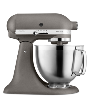 KITCHENAID Artisan 4,8 Liter - 5KSM185PSEGR Küchenmaschine Imperial Grey (300 Watt)