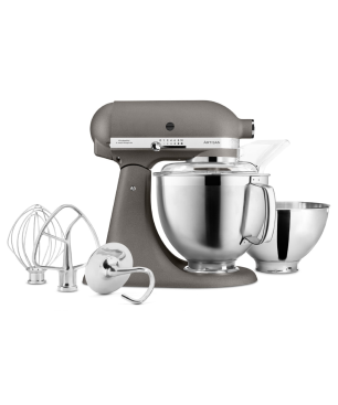 KITCHENAID Artisan 4,8 Liter - 5KSM185PSEGR Küchenmaschine Imperial Grey (300 Watt)