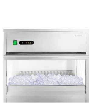 KLARSTEIN Powericer XXXL Eiswürfelmaschine (260 Watt, Silber)