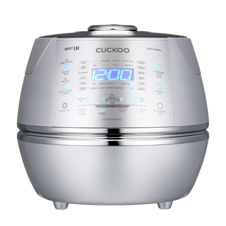CUCKOO CRP-CHSS1009FN Reiskocher (1445 Watt, Metallic Silber)