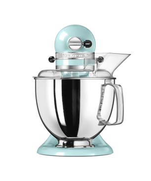 KITCHENAID Artisan 4,8 Liter - 5KSM175PSEIC Sparset inkl. 4 Zubehöre Küchenmaschine Eisblau (Rührschüsselkapazität: 4,8 Liter,