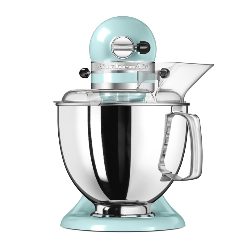 KITCHENAID Artisan 4,8 Liter - 5KSM175PSEIC Sparset inkl. 4 Zubehöre Küchenmaschine Eisblau (Rührschüsselkapazität: 4,8 Liter,