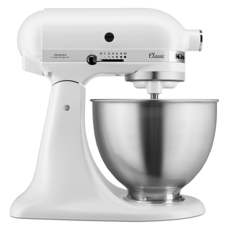 KITCHENAID 5K45SSEFW Küchenmaschine Weiß (275 Watt)