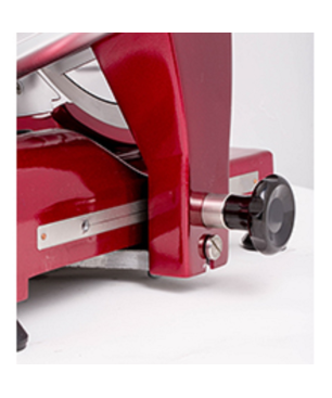 HENDI Aufschnittmaschine Profi Line 220 rote Sonderedition Aufschnittmaschine