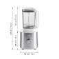 ZWILLING 1005771 Enfinigy Standmixer Silber (1200 Watt, 1.8 Liter)
