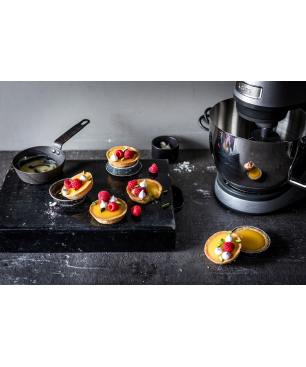 KRUPS KA631D11 Küchenmaschine Silber (Rührschüsselkapazität: 4,6 Liter, 1100 Watt)