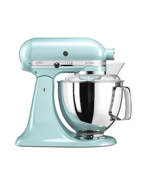 KITCHENAID 5KSM175PCEIC Artisan Küchenmaschine Eisblau (Rührschüsselkapazität: 4,8 Liter, 300 Watt)