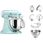 KITCHENAID 5KSM175PCEIC Artisan Küchenmaschine Eisblau (Rührschüsselkapazität: 4,8 Liter, 300 Watt)