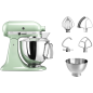KITCHENAID 5KSM175PSEPT Artisan Küchenmaschine Pistazie (Rührschüsselkapazität: 4,8 Liter, 300 Watt)